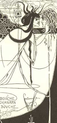 Aubrey Beardsley, Illustration pour Salomé d'Oscar Wilde, detail